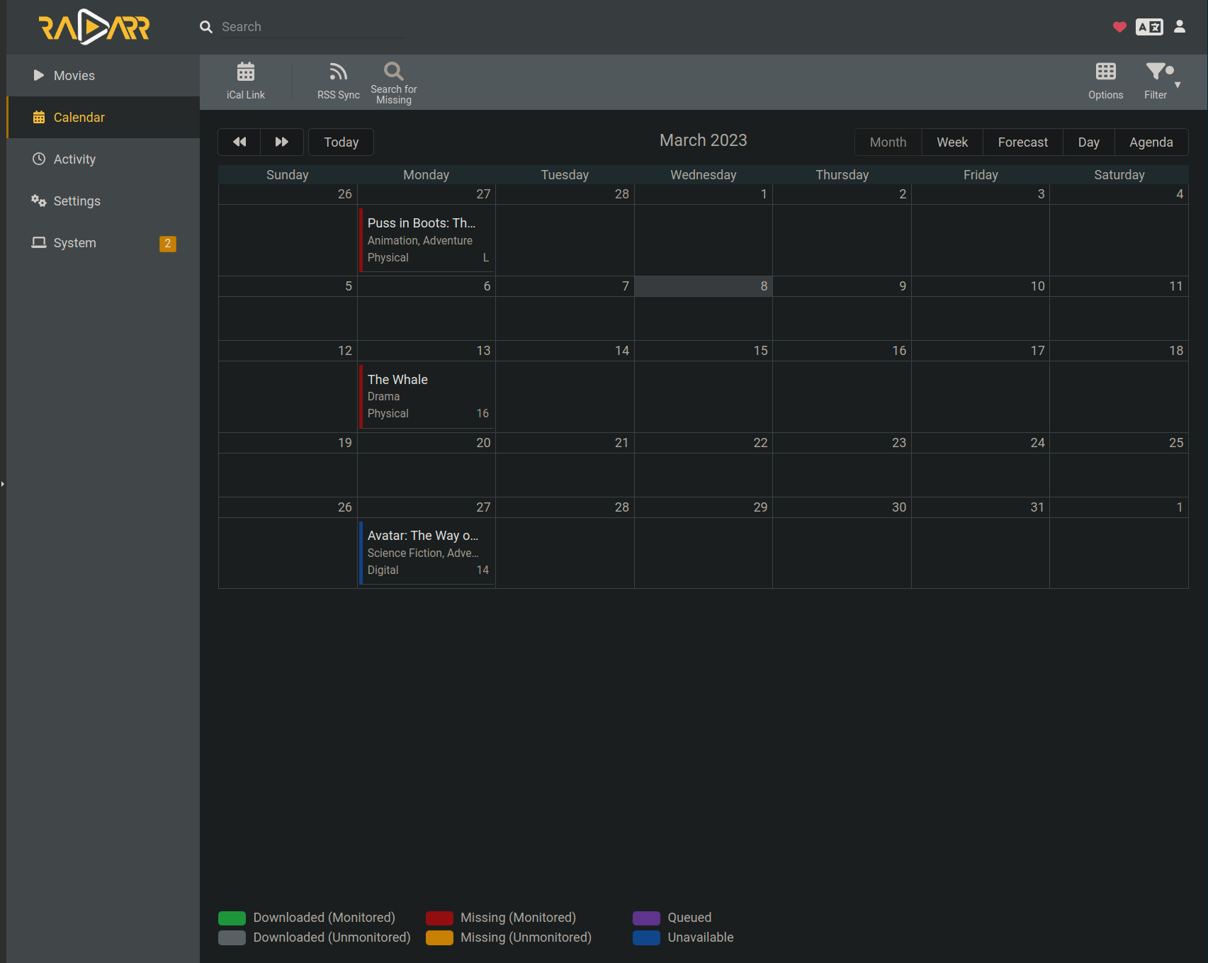radarr_calendar